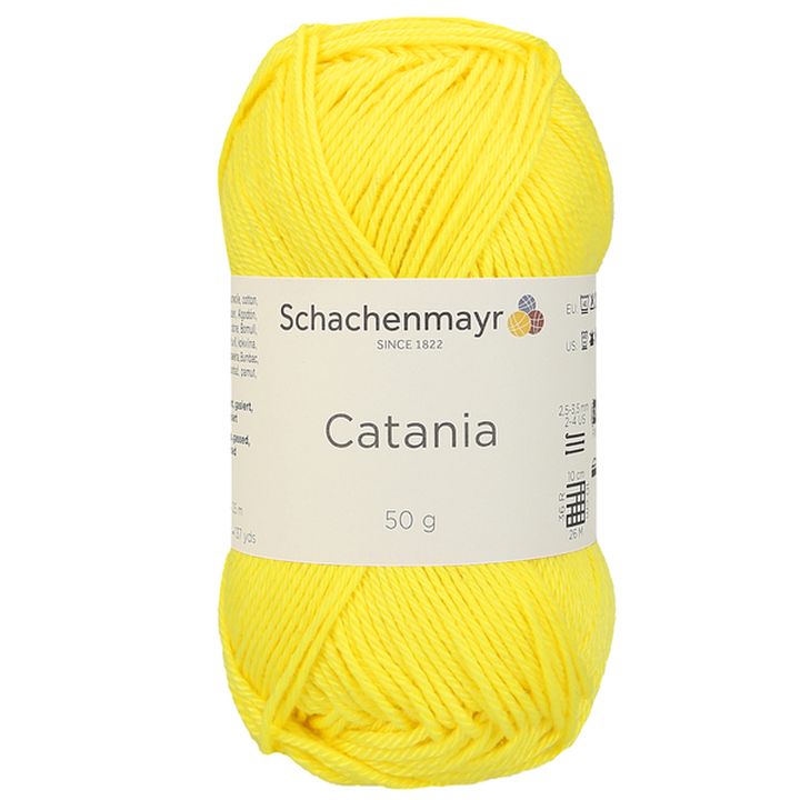 Памучна прежда Schachenmayr SMC Catania 50 гр – 00280 жълта