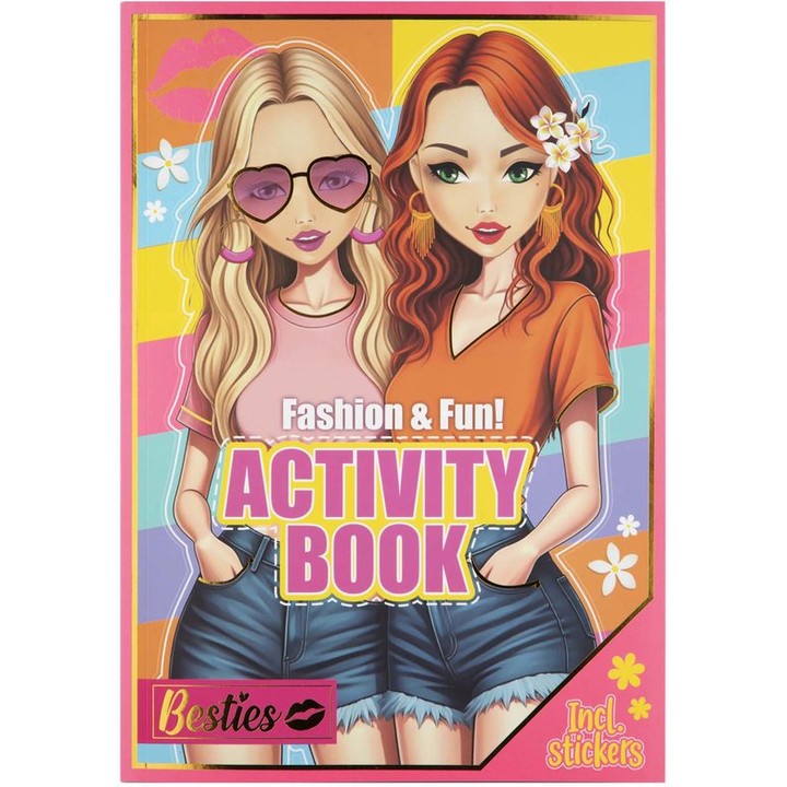 BESTIES Книга за занимания A4 - Мода и стикери — изображение 1