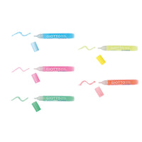 Блестящо лепило GIOTTO Glitter Glue неонови цветове 5 x 10 g