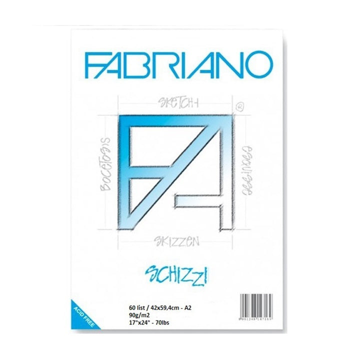 Блок хартия за скициране FABRIANO — изображение 2