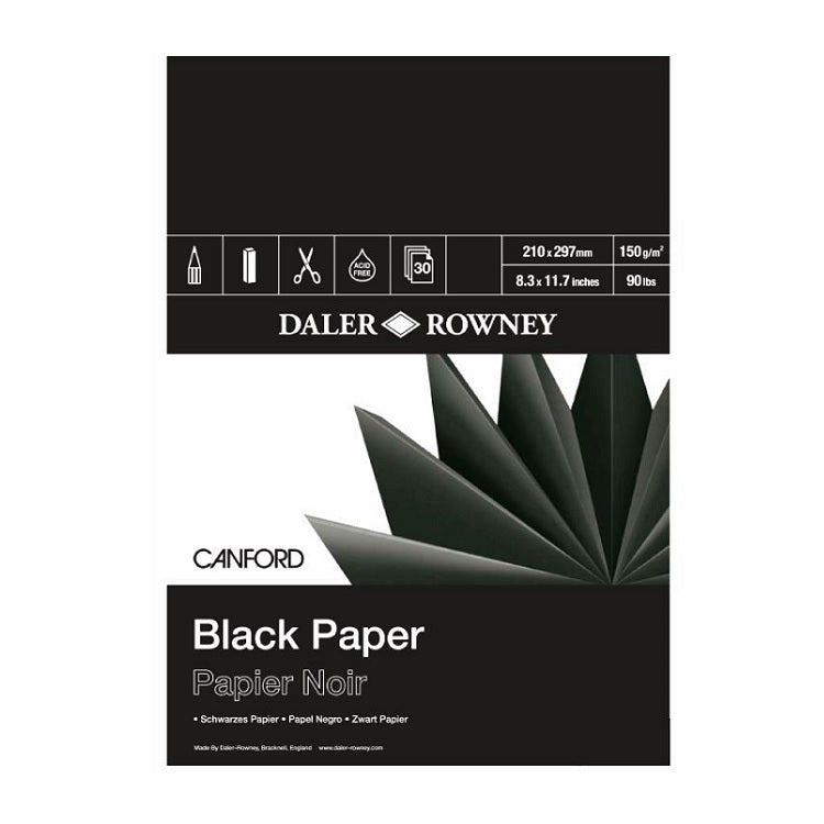 Блок с черна хартия Daler - Rowney Canford — изображение 3