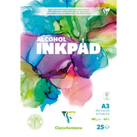 Блок за алкохолни мастила CLAIREFONTAINE 90 g/m² A5 – A3 - 25 листа