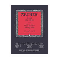 Блок за маслени бои ARCHES Huile CP 300 g/m² 23 x 31 cm - 12 листа