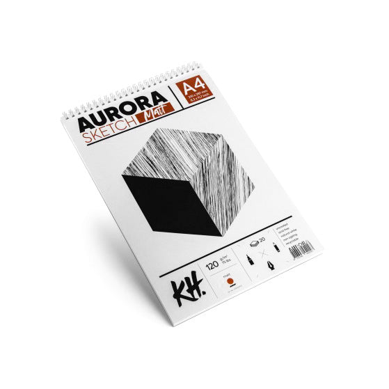 Блок за скициране AURORA matt [120гр]  - 20 листа — изображение 2