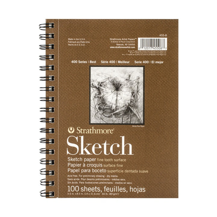 Блок за скициране Strathmoer Sketch 100 листови - 14.8 x 21 cm — изображение 1