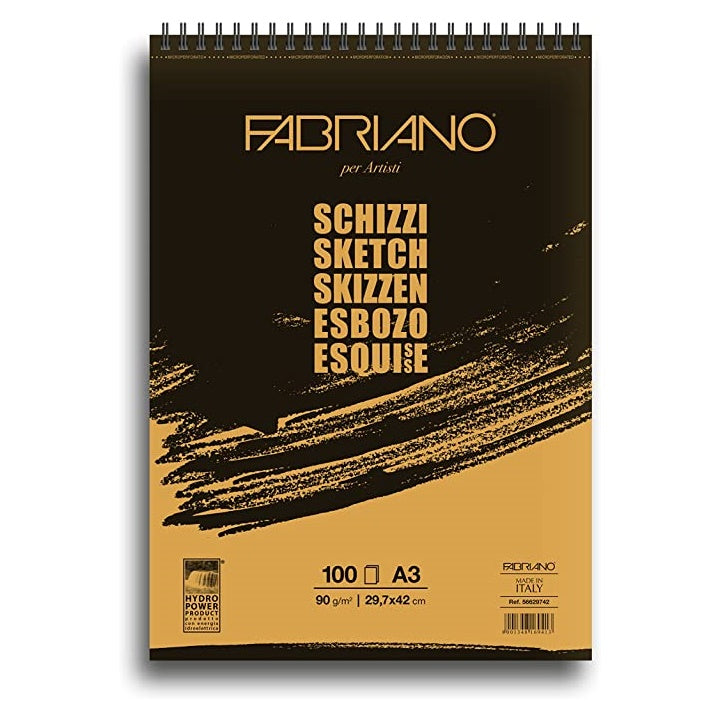 Блокче за скици FABRIANO SKETCH в спирална подвързия — изображение 4