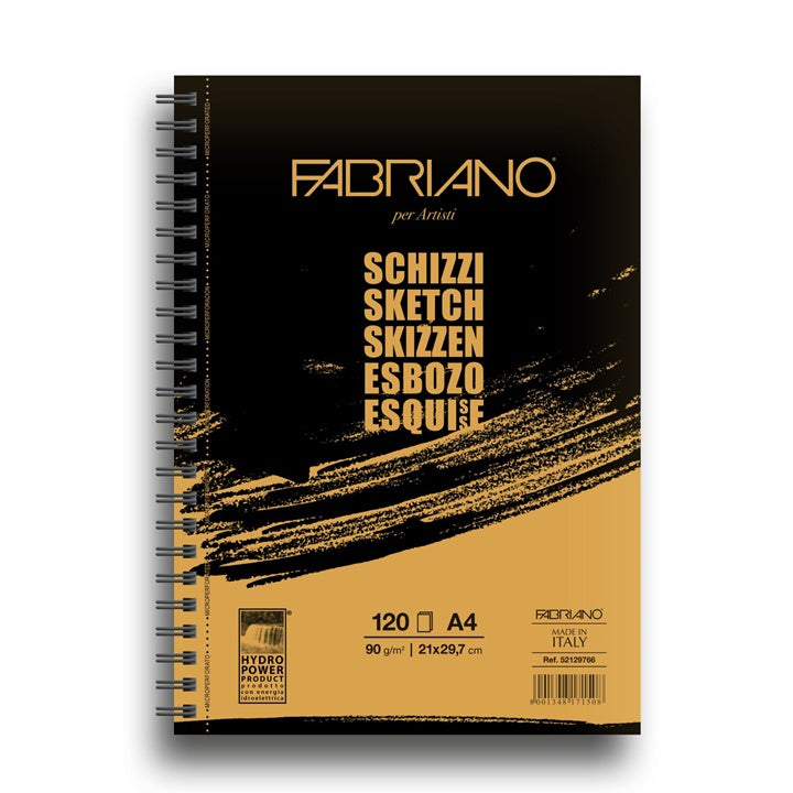 Блокче за скици FABRIANO SKETCH в спирална подвързия — изображение 3