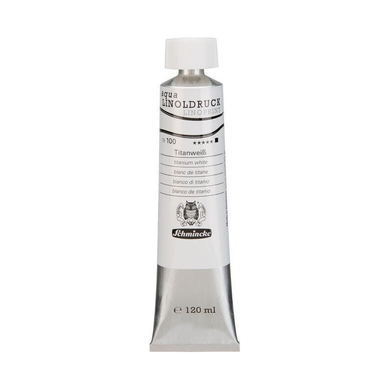 Бои за линогравюра Schmincke aqua-LINOPRINT 120 ml – 100 Титаниево бяло