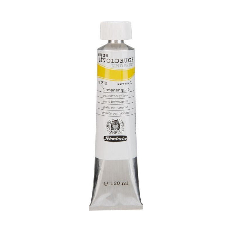 Бои за линогравюра Schmincke aqua-LINOPRINT 120 ml – 210 Перманентно жълто