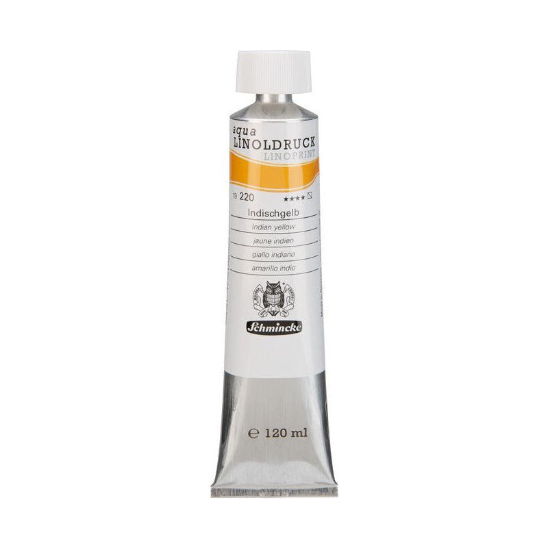 Бои за линогравюра Schmincke aqua-LINOPRINT 120 ml – 220 Индийско жълто