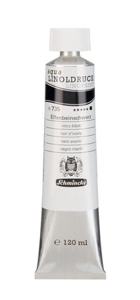 Бои за линогравюра Schmincke aqua-LINOPRINT 120 ml – 735 Черна слонова кост