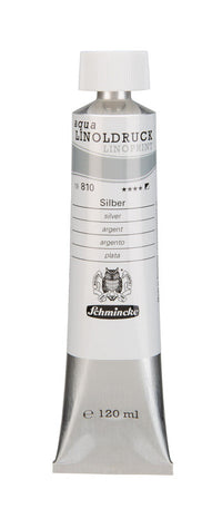 Бои за линогравюра Schmincke aqua-LINOPRINT 120 ml – 810 Сребро
