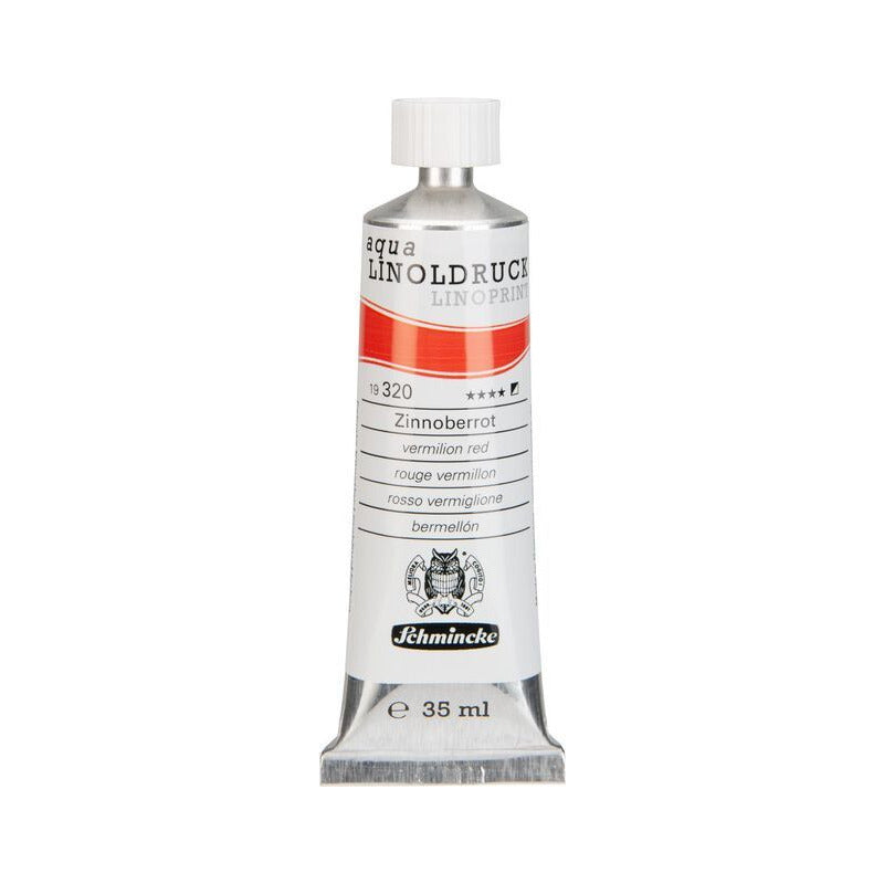 Бои за линогравюра Schmincke aqua-LINOPRINT 35 ml – 320 Вермилион червено