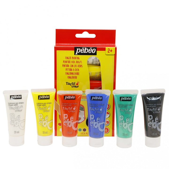 Бои за пръсти Pebeo Tactilcolor 6 x 20 ml — изображение 2