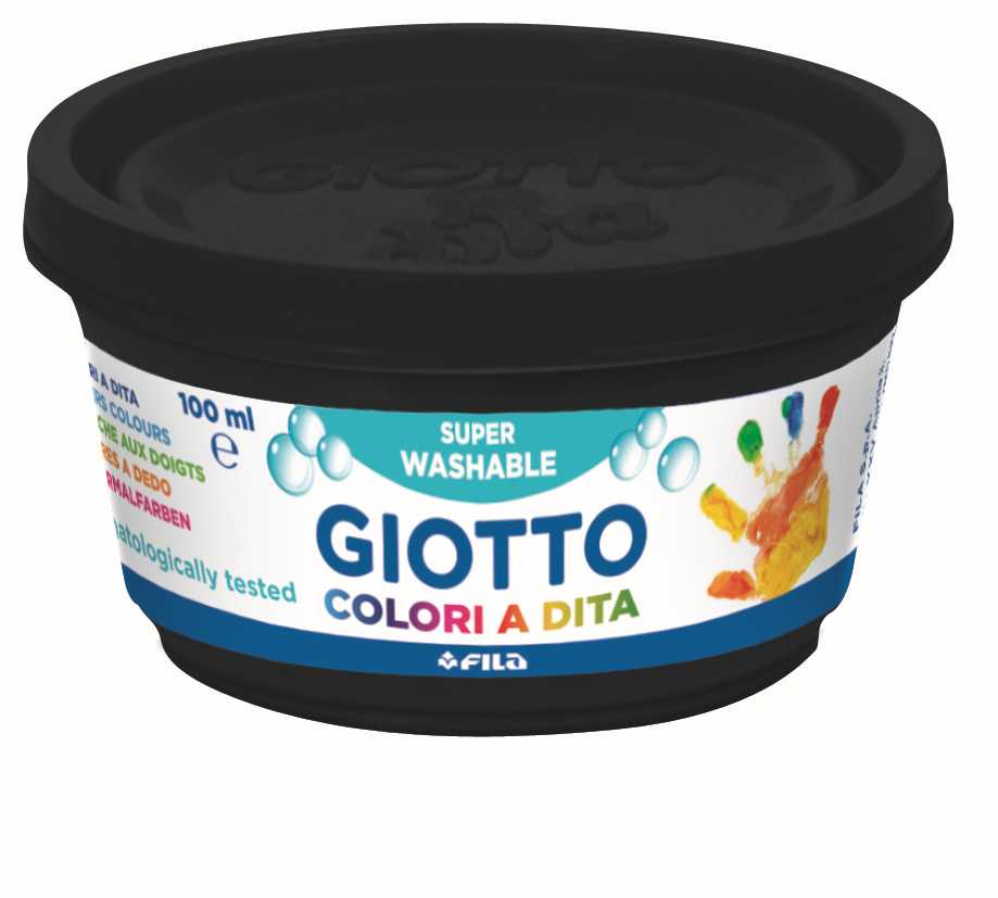 Бои за рисуване с пръсти GIOTTO Be-Be 6 x 100 ml