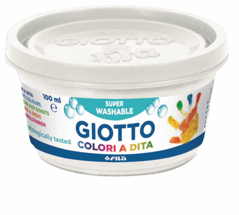 Бои за рисуване с пръсти GIOTTO Be-Be 6 x 100 ml
