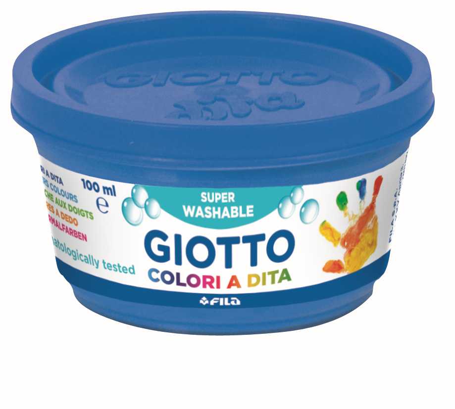 Бои за рисуване с пръсти GIOTTO Be-Be 6 x 100 ml