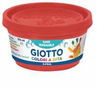 Бои за рисуване с пръсти GIOTTO Be-Be 6 x 100 ml