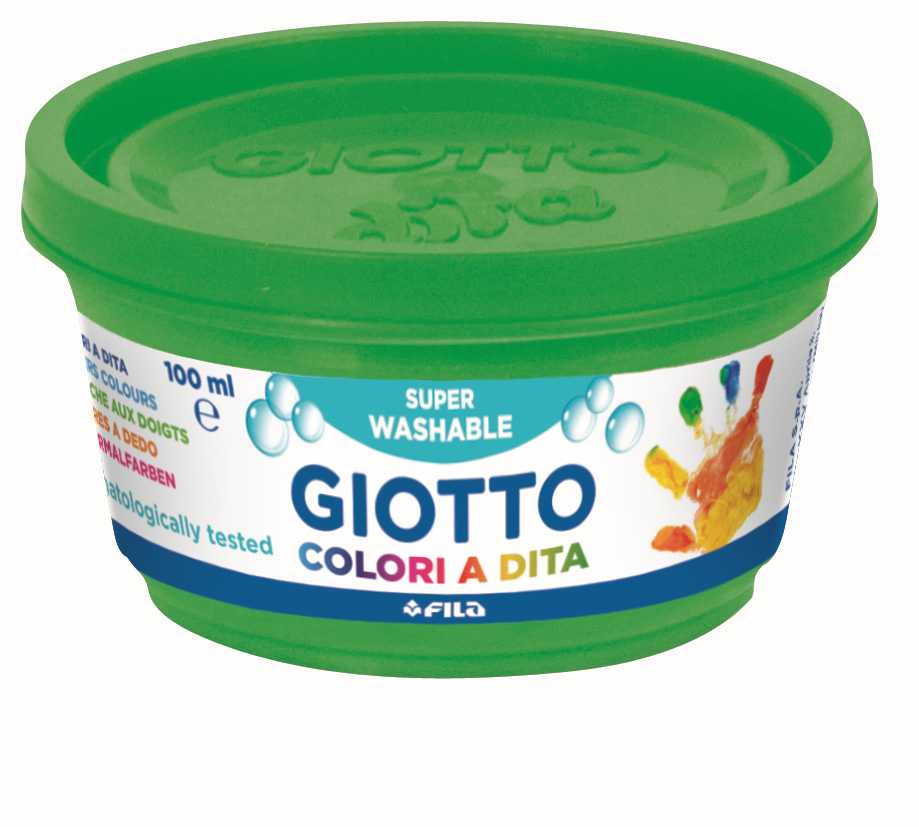 Бои за рисуване с пръсти GIOTTO Be-Be 6 x 100 ml