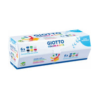 Бои за рисуване с пръсти GIOTTO Be-Be 6 x 100 ml