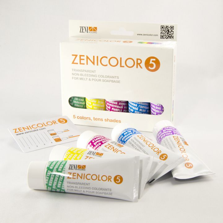Бои за сапун Zenicolor 5 броя — изображение 1