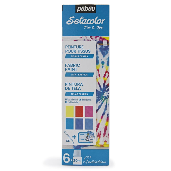 Бои за светъл текстил Pebeo Setacolor 6 x 20 ml — изображение 1