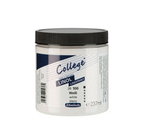 Боя за линогравюра Schmincke College Linol 237 ml – 100 Бяло