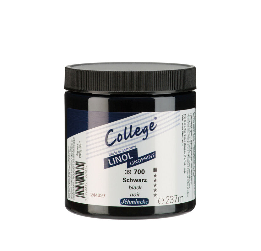 Боя за линогравюра Schmincke College Linol 237 ml – 700 Черно