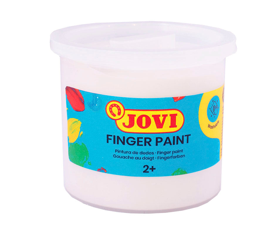 Боя за рисуване с пръсти JOVI 125 ml | различни нюанси – бяла