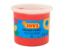 Боя за рисуване с пръсти JOVI 125 ml | различни нюанси – червена