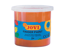 Боя за рисуване с пръсти JOVI 125 ml | различни нюанси – оранжева