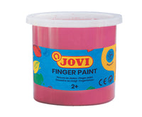Боя за рисуване с пръсти JOVI 125 ml | различни нюанси – розова