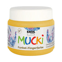 Боя за рисуване с пръсти - блестяща 150 ml MUCKI – Gold treasure