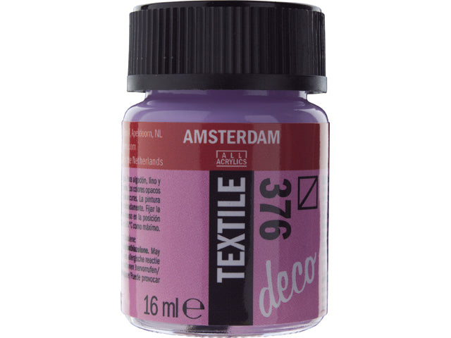 Боя за текстил Amsterdam Textile Deco 16 мл - 40 нюанса – ясно червена непрозрачна-388