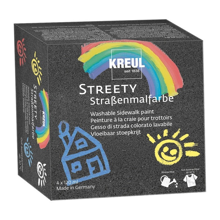 Боя за рисуване по тротоара STREETY KREUL - 4 x 120 мл — изображение 1