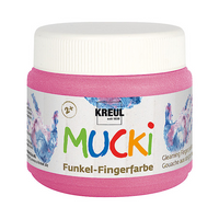 Боя за рисуване с пръсти - блестяща 150 ml MUCKI