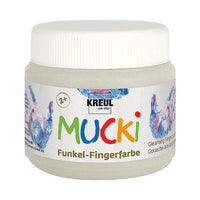 Боя за рисуване с пръсти - блестяща 150 ml MUCKI