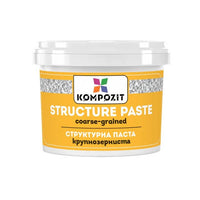 Бяла едрозърнеста структурираща паста от Kompozit — изображение 1
