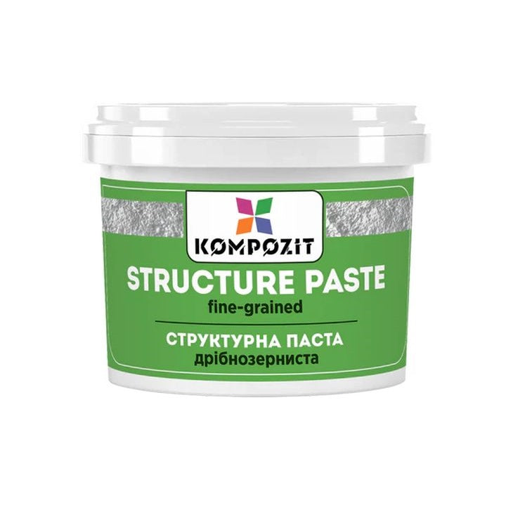 Бяла финозърнеста структурираща паста от Kompozit — изображение 1