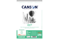 Скицник Canson 1557 финозърнест 180 g/m² A4, 30 листа със спирала