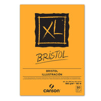 Скицник за рисуване CANSON Bristol 180 g/m² A4 лепен - 50 листа