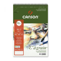 Скицник CANSON C a grain 224 g/m² A4, 30 листа, финозърнест, със спирала