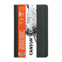 Canson Graduate Art Book скицник с твърди корици 90 g/m² 184 листа 14 x 21,6 cm Dark Grey