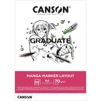 Canson Graduate Manga скицник 200 g/m² 30 листа A3 лепен
