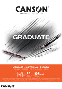Canson Graduate скицник 96 g/m² 40л A3 лепен