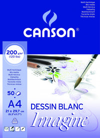 CANSON Imagine скицник 200 g/m² 50 л. A4 финозърнест лепен