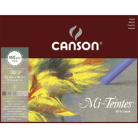 Canson Mi-Teintes лепен блок за пастел 160 g/m² 30 листа 32 x 41 cm Grey