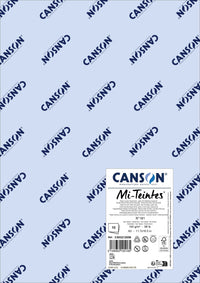 Хартия за пастел Canson Mi-Teintes A3 160 g - 10 листа – Аляска синьо 181