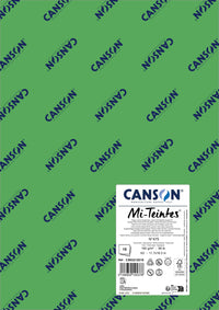 Хартия за пастел Canson Mi-Teintes A3 160 g - 10 листа – Ябълковозелено 475