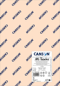Хартия за пастел Canson Mi-Teintes A3 160 g - 10 листа – Зора розово 103